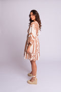 Bell Sleeve Short Dress