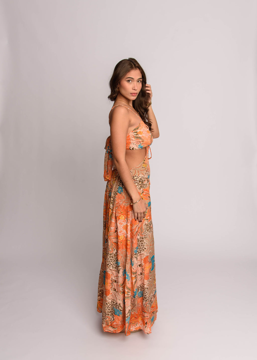 Anand Dress Orange