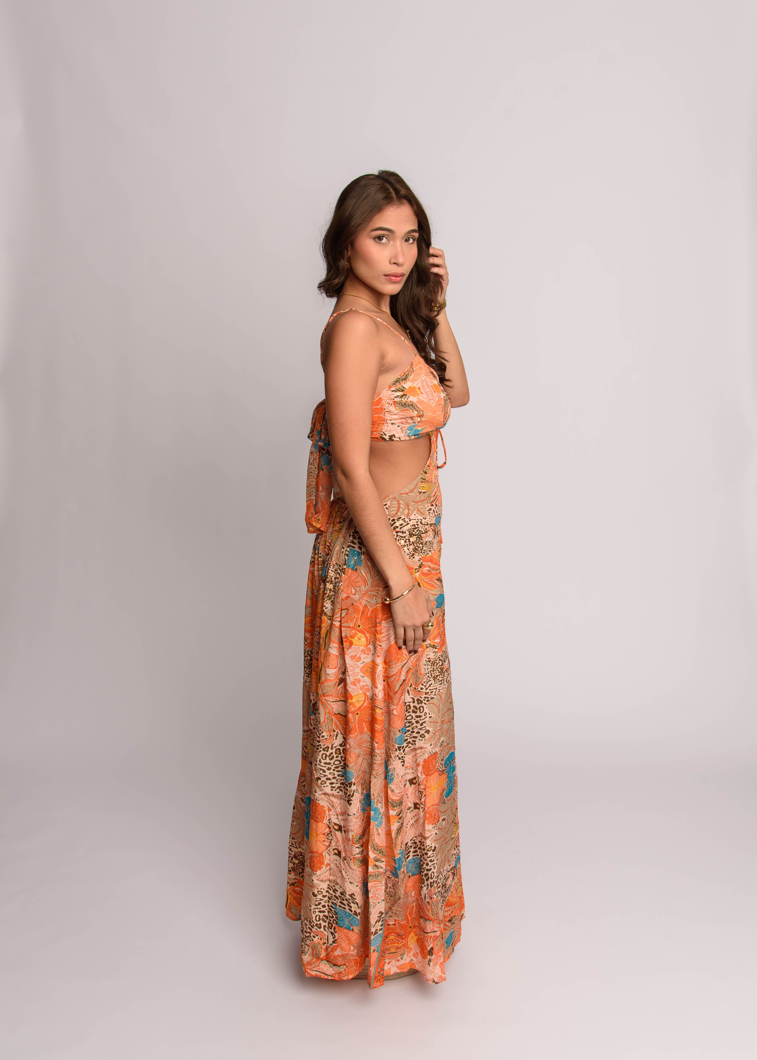 Anand Dress Orange