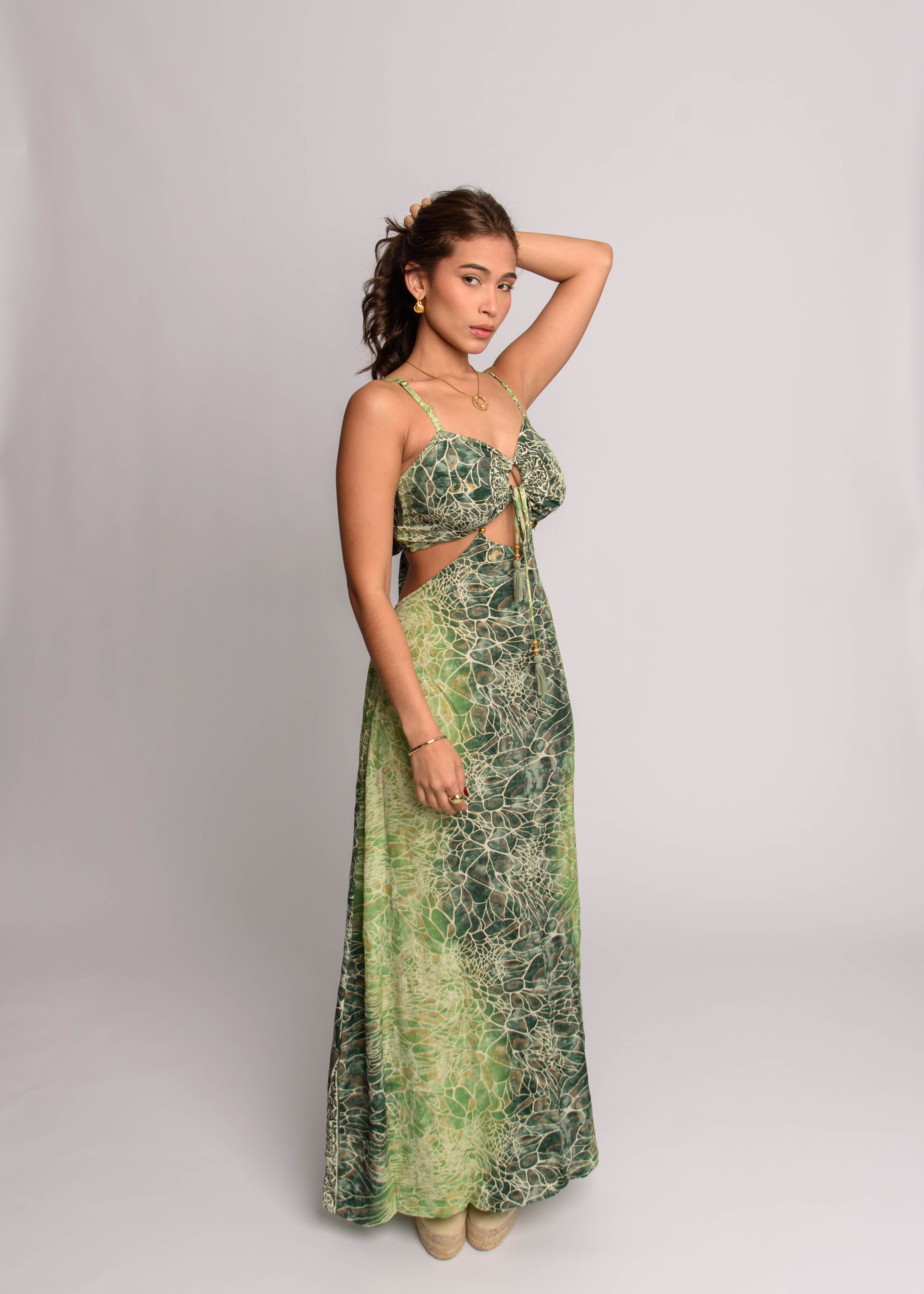 Anand Dress Green