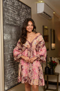 Bell Sleeve Short Dress