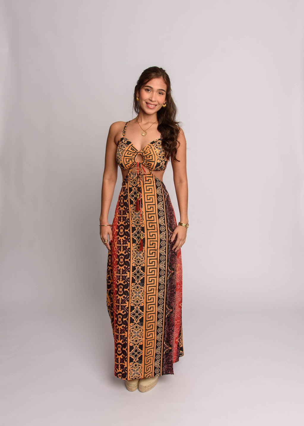 Anand Dress Brown