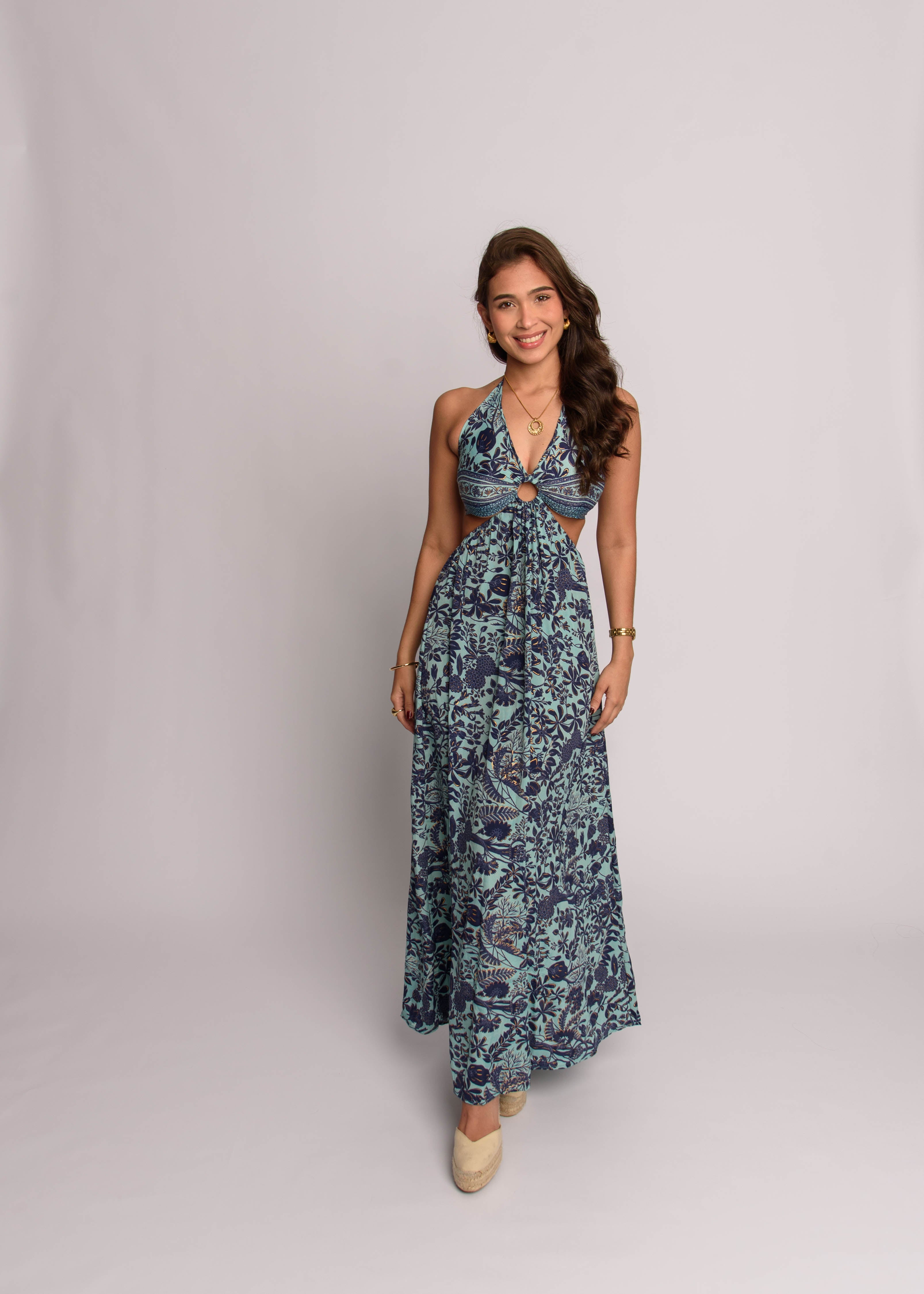 Arden Dress Blue