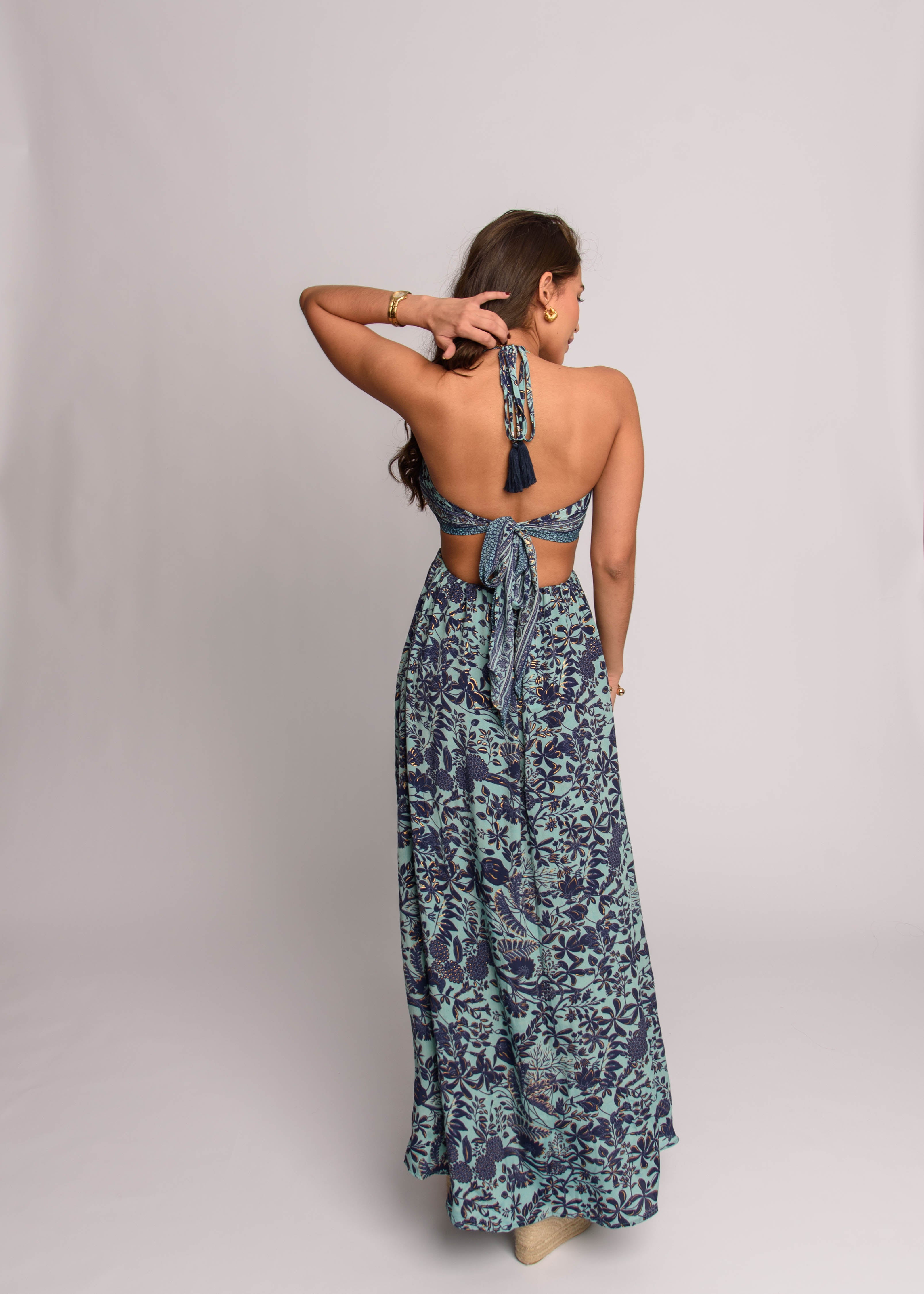Arden Dress Blue